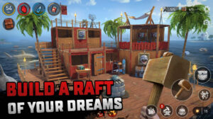 Descargar Raft Survival Ocean Nomad MOD APK 1.213.10 (Compras Gratis) 2023 3